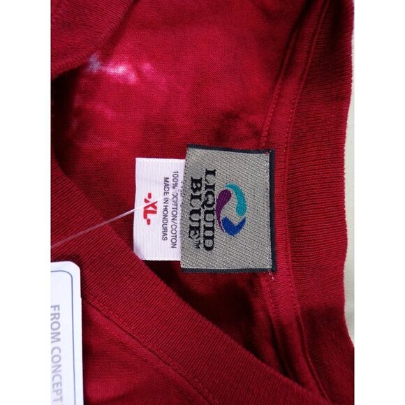 Liquid Blue Pink Floyd The Wall Walking Hammers Tie Dye Unisex XL NWT #512 - Picture 6 of 6